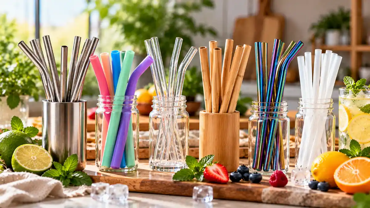 What Is a Reusable Straw Made Of