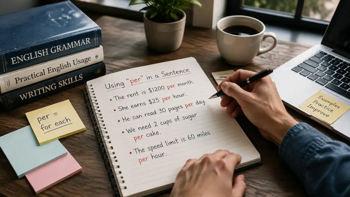 How to Use Per Correctly in a Sentence